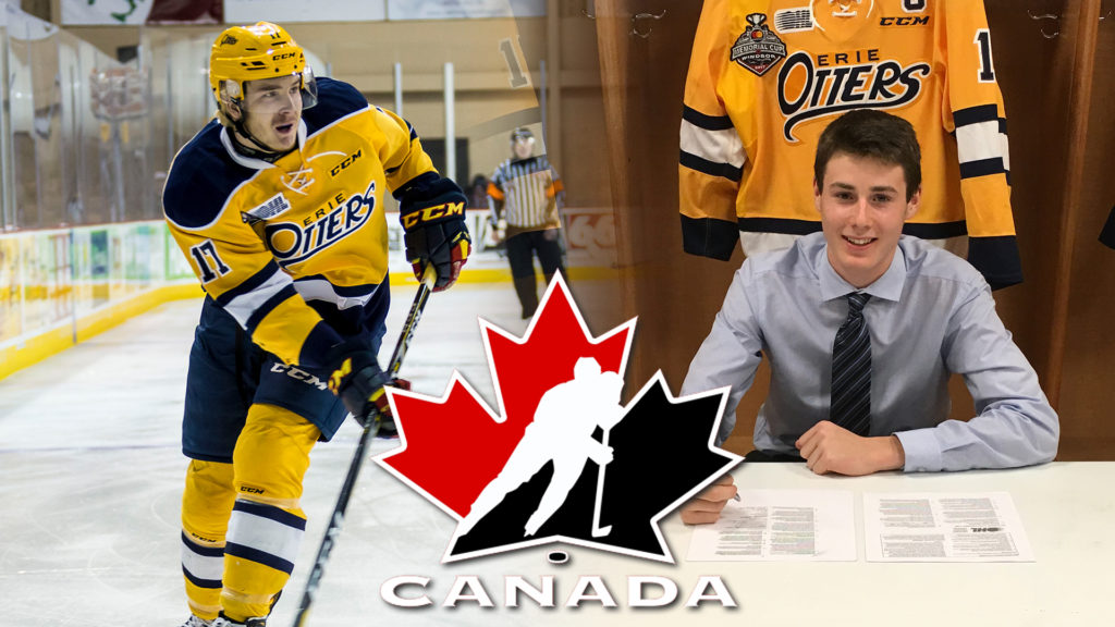 Raddysh Sproule Among Ohlers Invited To Hockey Canada Summer Showcase Erie Otters