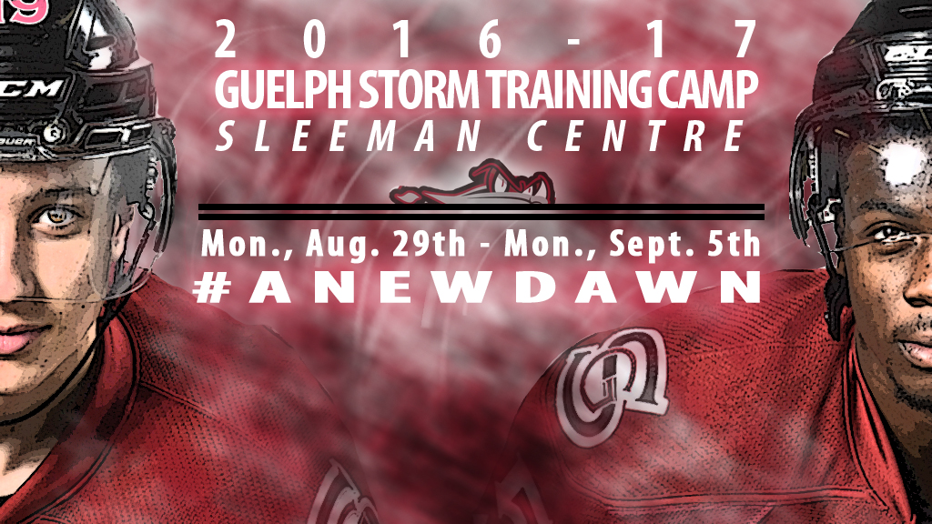 2016 Training Camp Details Guelph Storm
