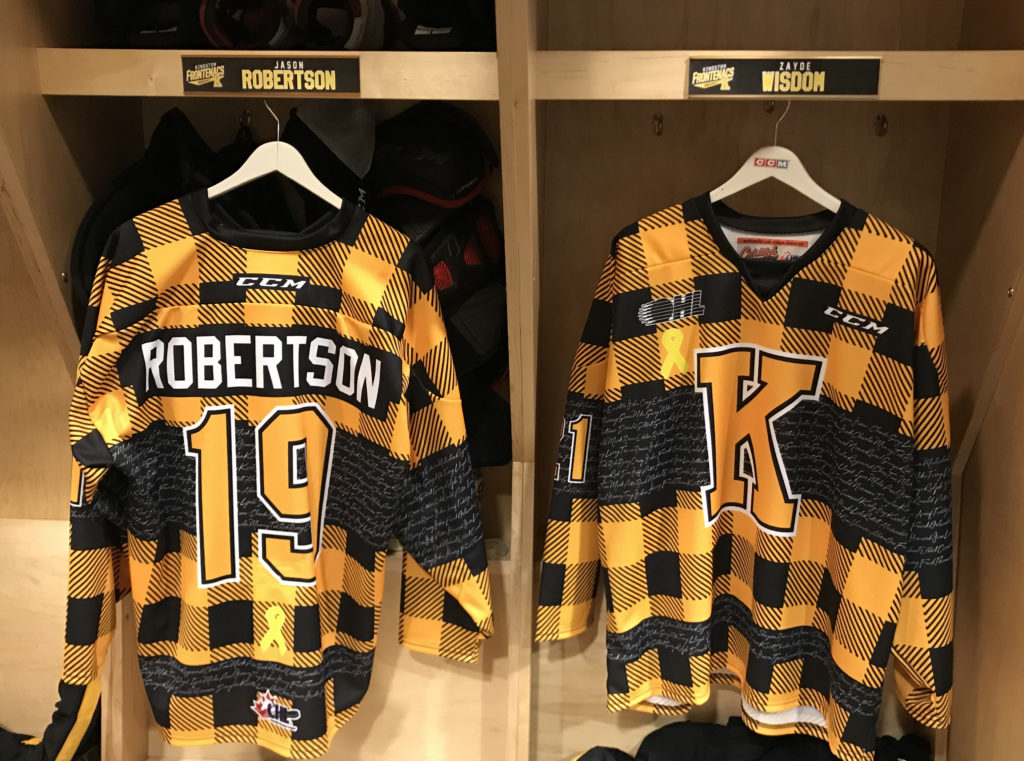 Frontenacs Set for Hockey Fights Cancer game on Friday with the focus