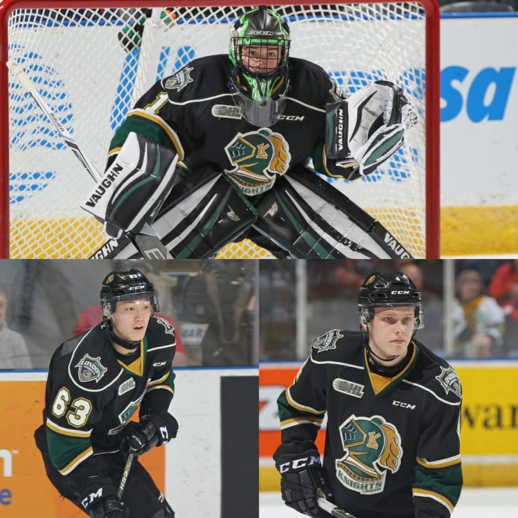 THREE KNIGHTS NAMED OHL ALLSTARS London Knights