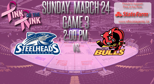 Steelheads Reschedule Pink at the Rink - Brampton Steelheads