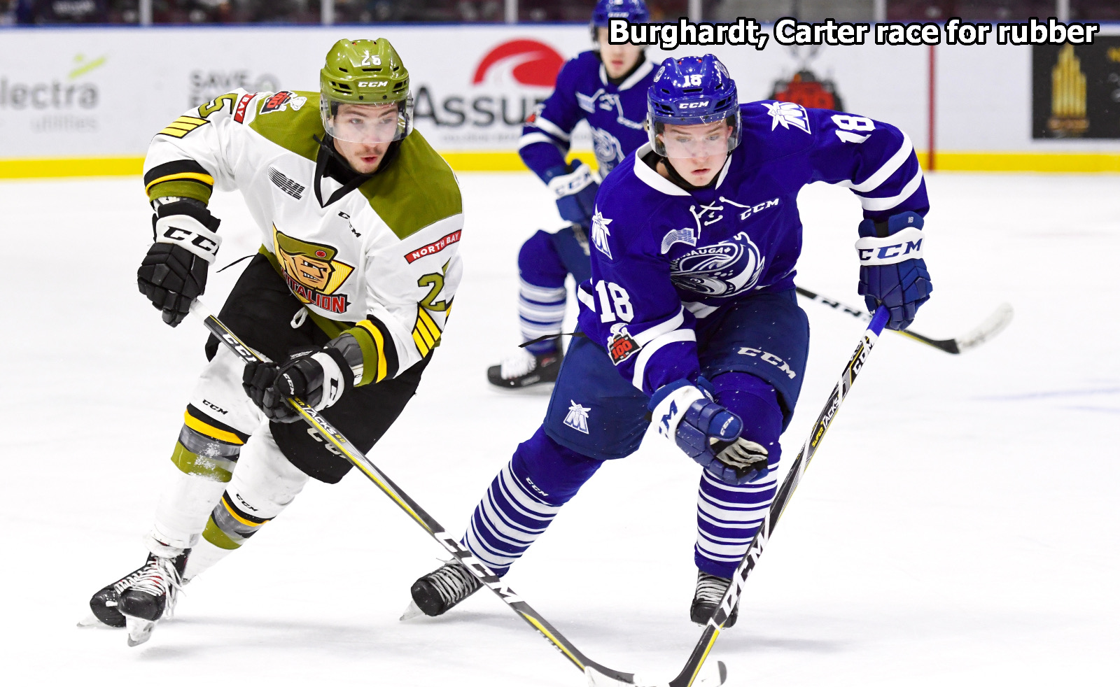 Burghardt, Carter race for rubber