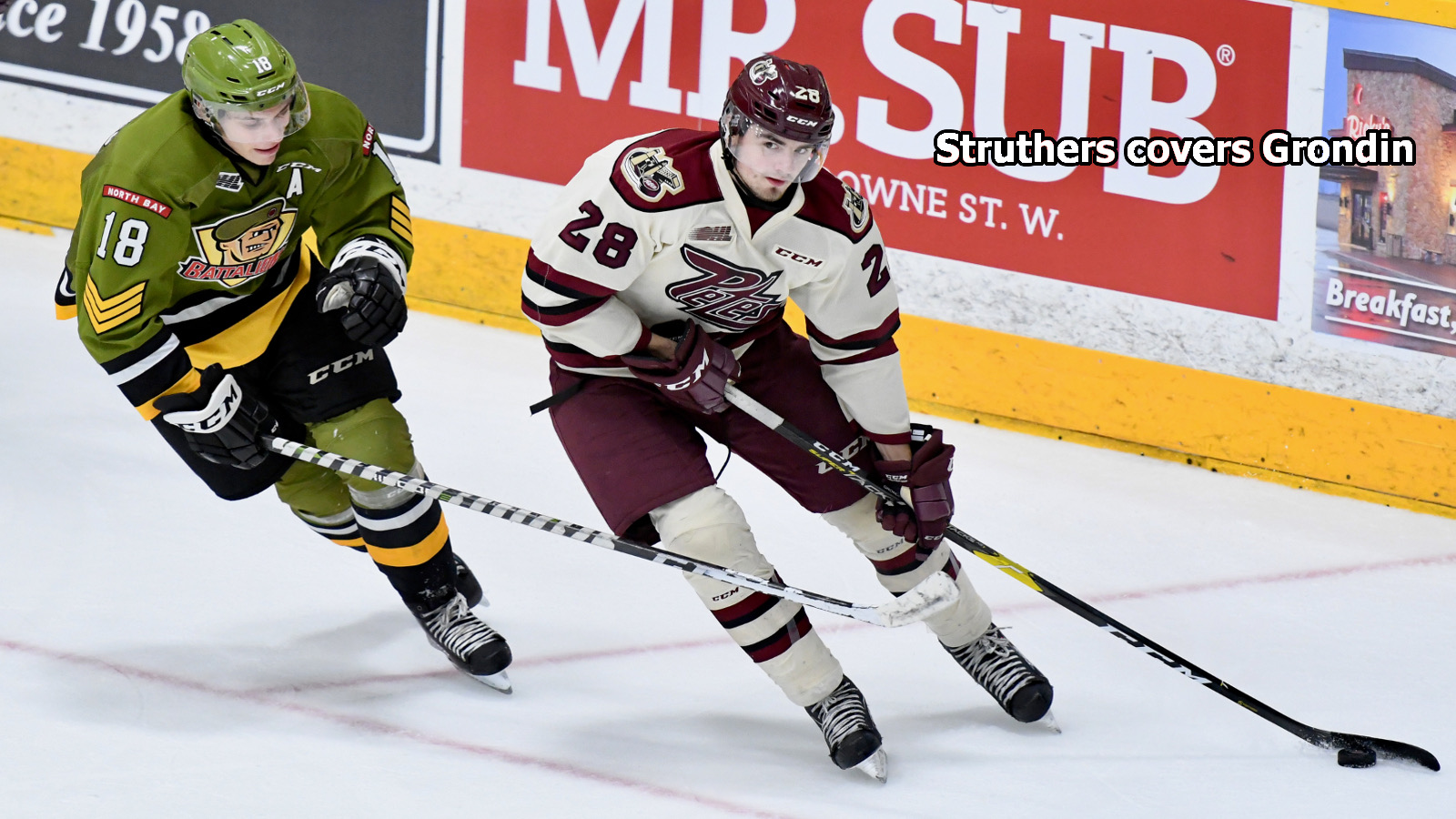 Struthers Baseball Petes defeat Battalion - North Bay Battalion