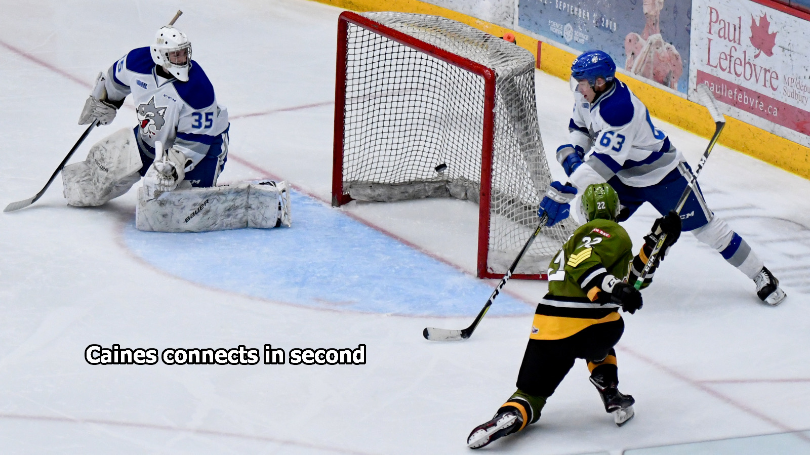 Caines connects in second