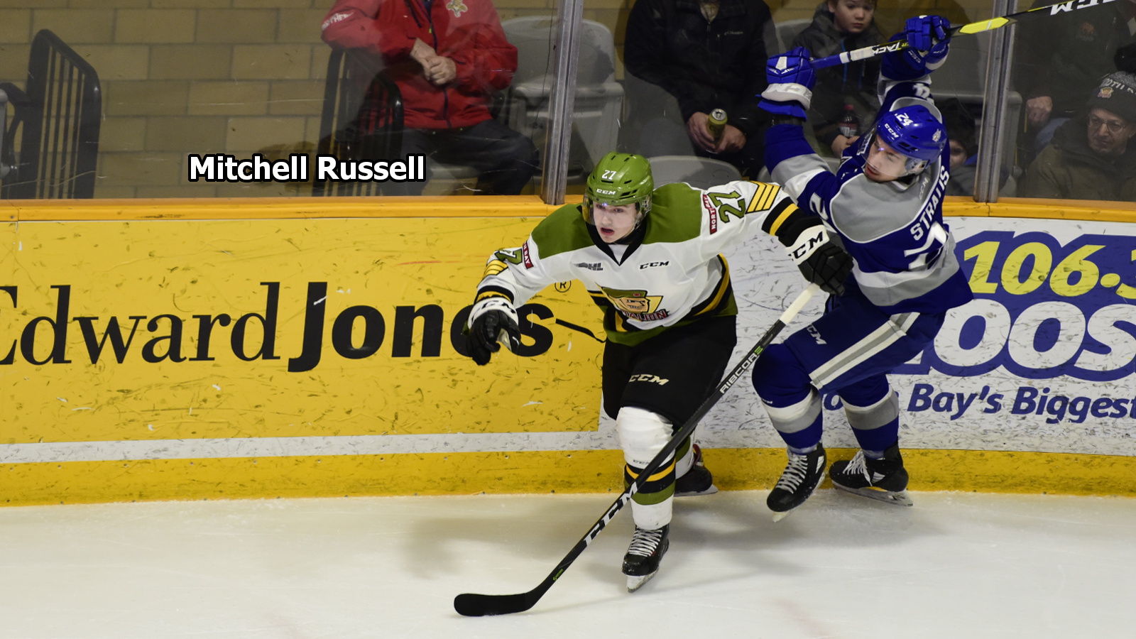 Mitchell Russell of North Bay Battalion