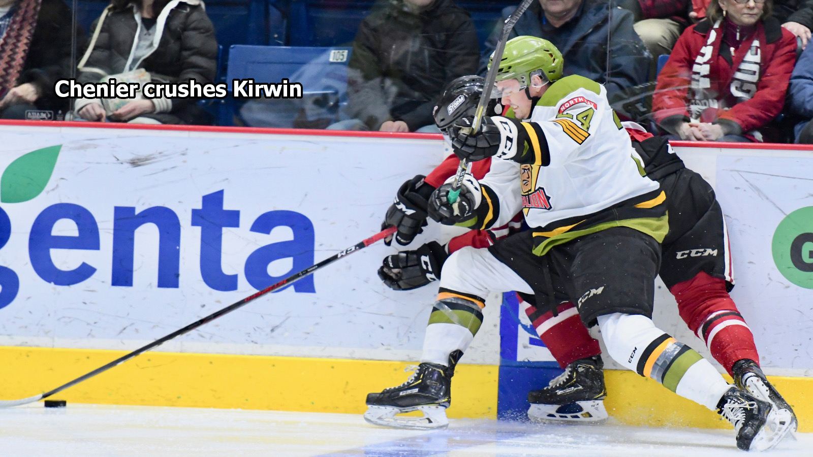 Chenier crushes Kirwin