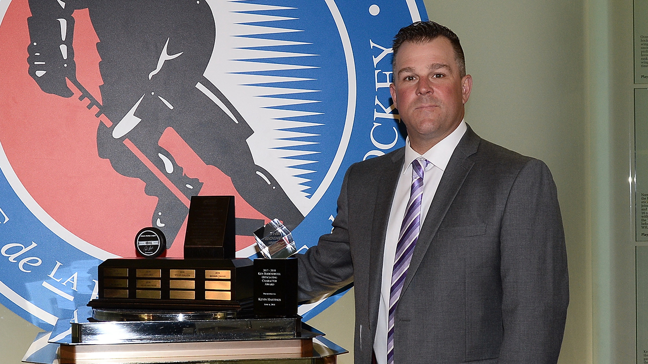 Kevin Hastings Ken Bodendistel Character Award for Officials