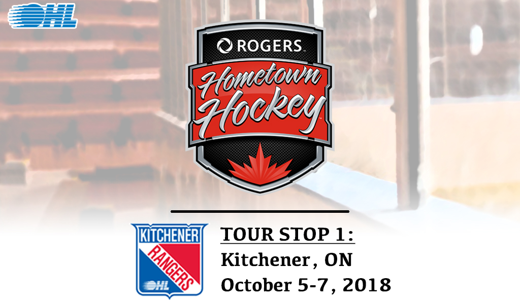 Kitchener kicks off first stop on Rogers Hometown Hockey tour Kitchener Rangers
