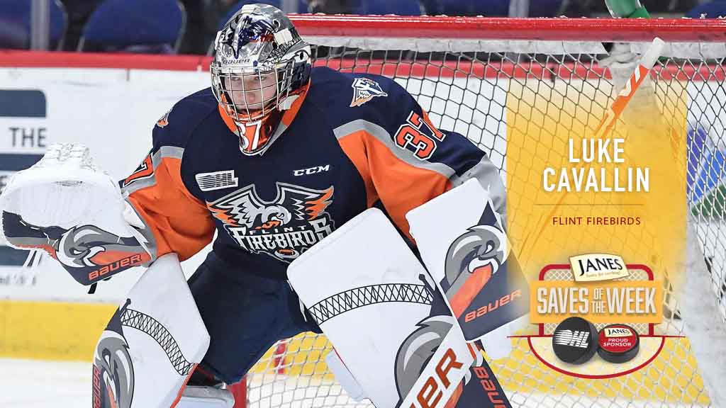 Luke Cavallin - Save of the Week