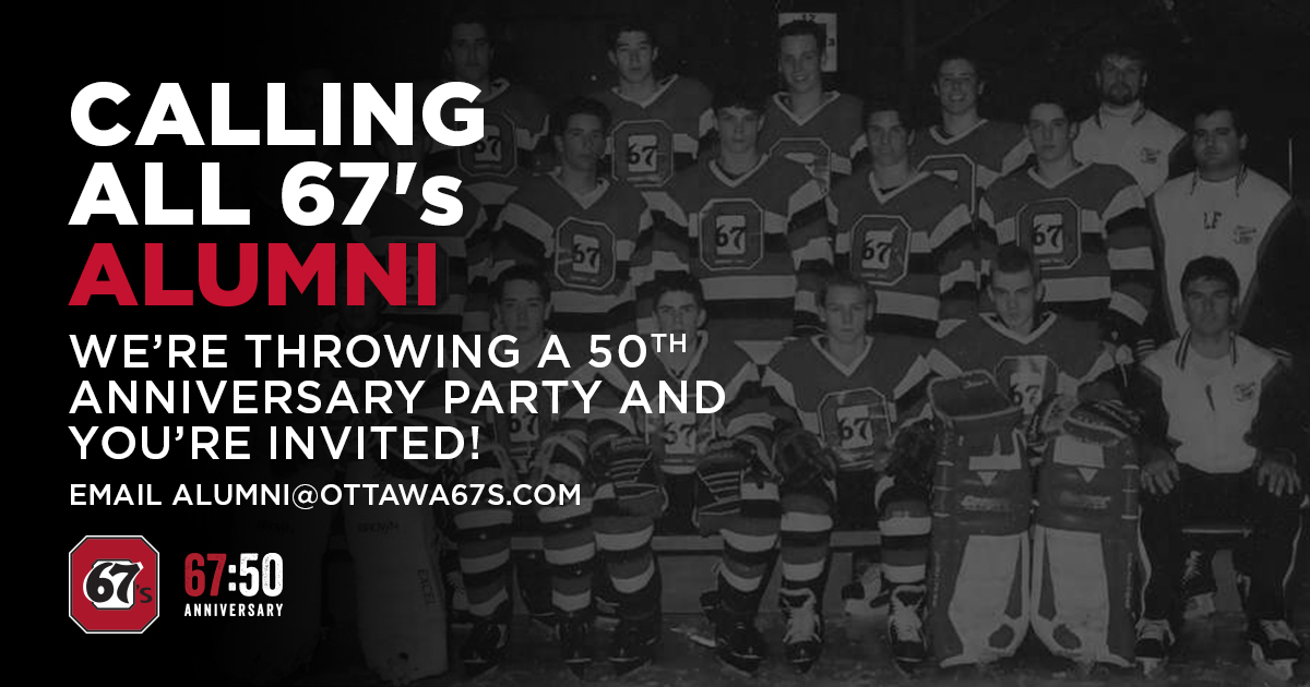 67's reaching out to alumni Ottawa 67s