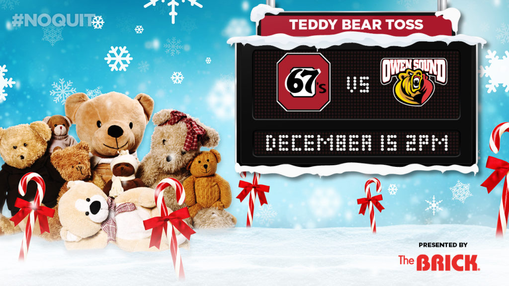 hockey teddy bear toss 2018