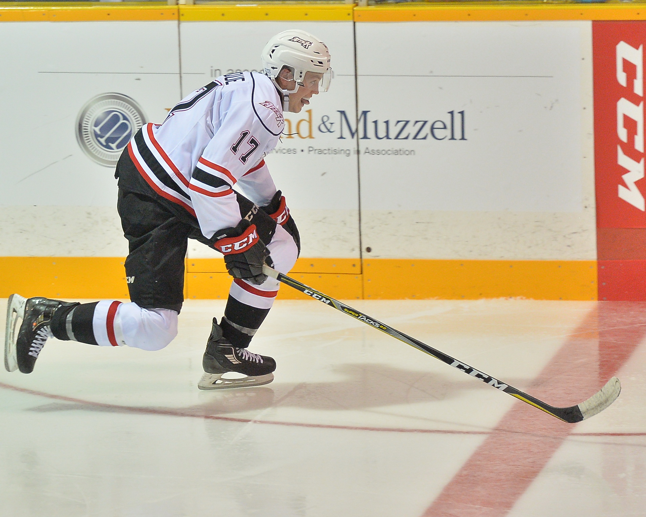 Jonah Gadjovich of the Owen Sound Attack. Photo by Terry Wilson / OHL Images.