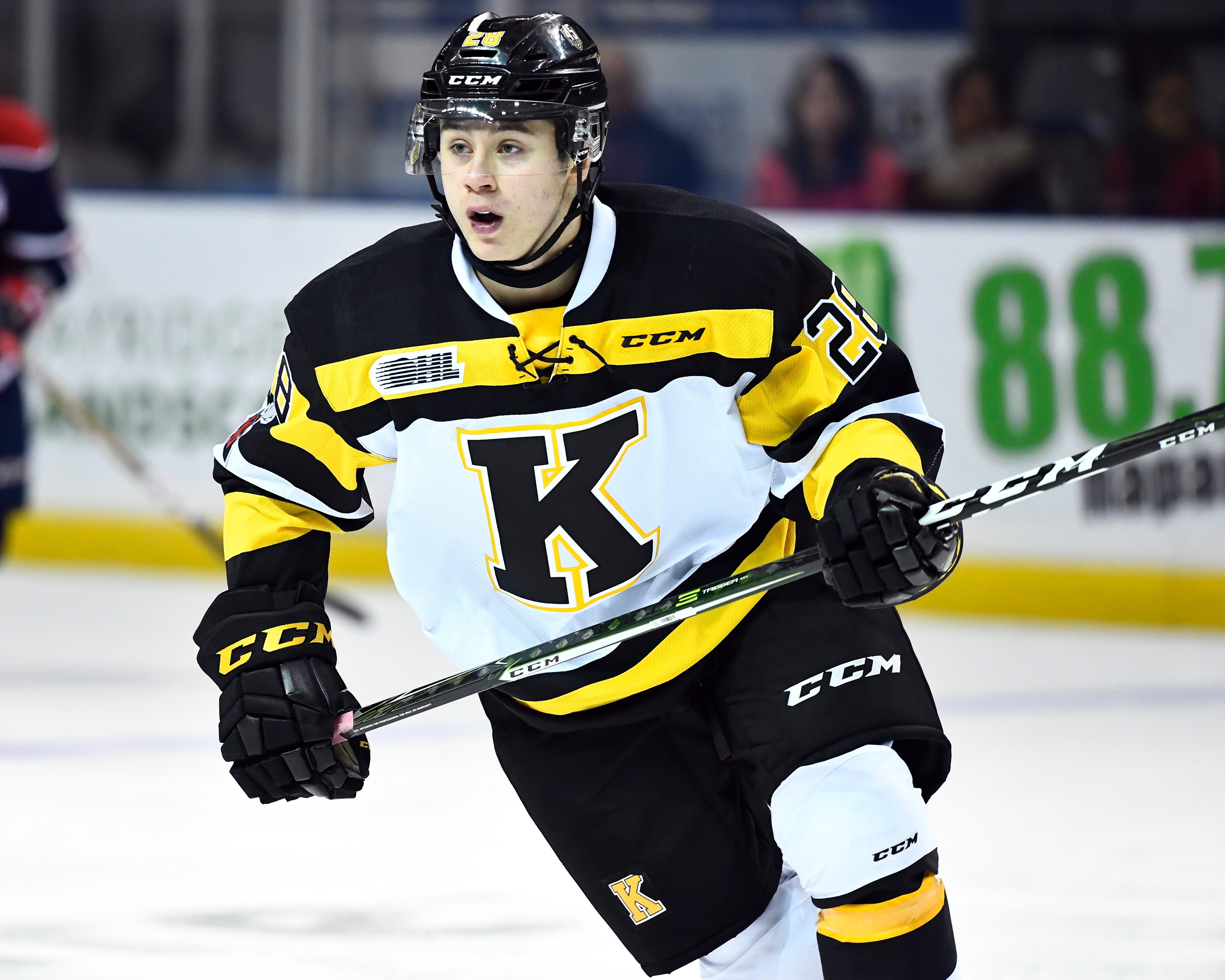 Cody Morgan of the Kingston Frontenacs. Photo by Aaron Bell/OHL Images