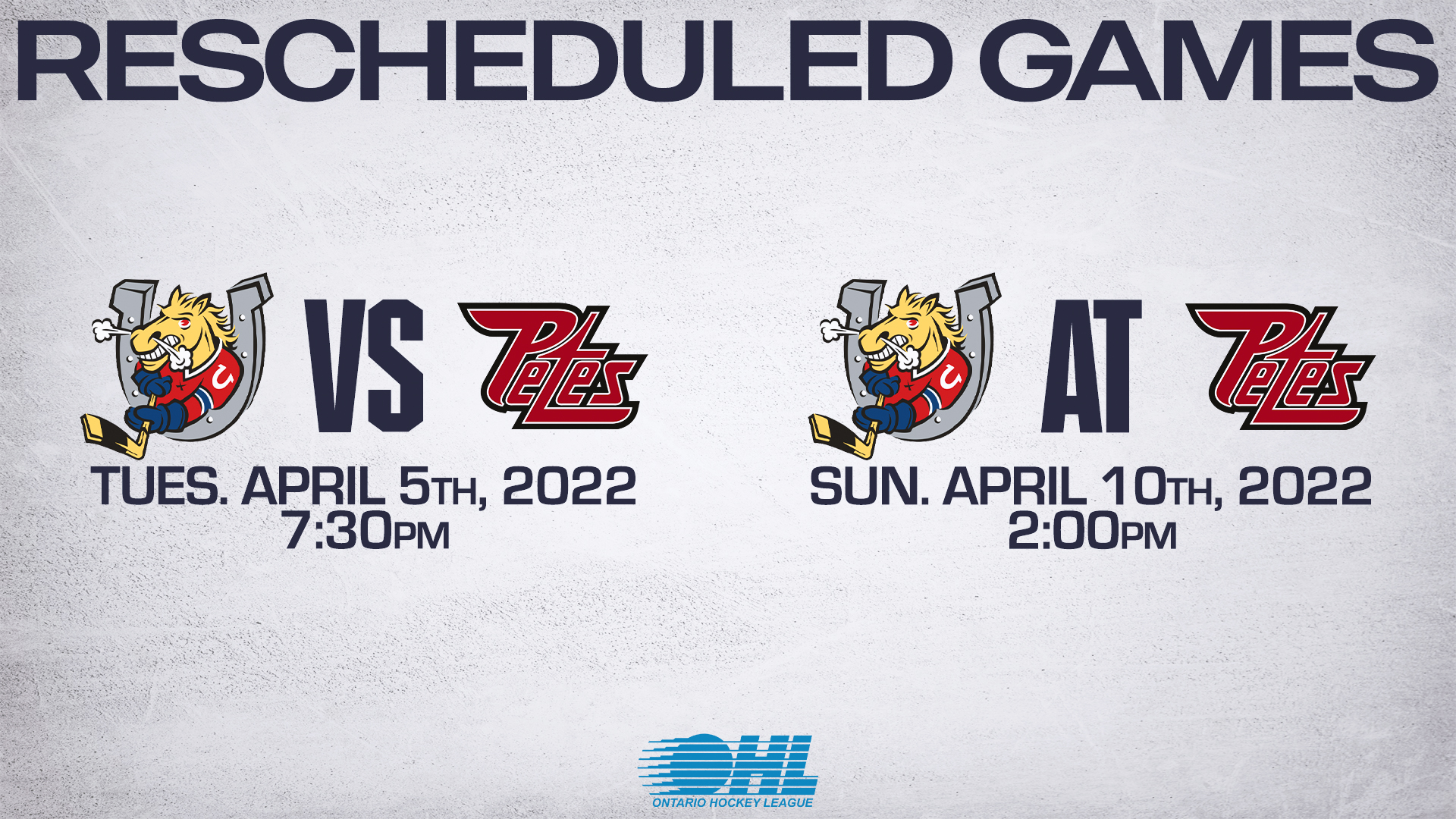 Rescheduled Games-MARCH8