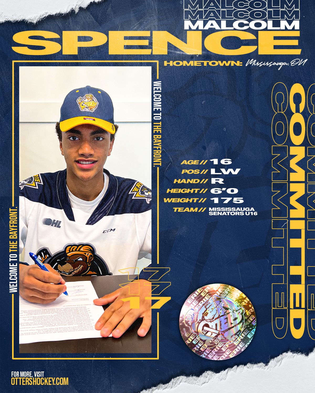Player Signed 2022-2023 SPENCE 06.02.2022
