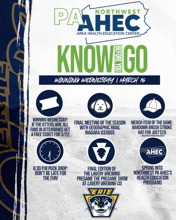 Northwest PA AHEC Know Before You Go First Responders and Chance for