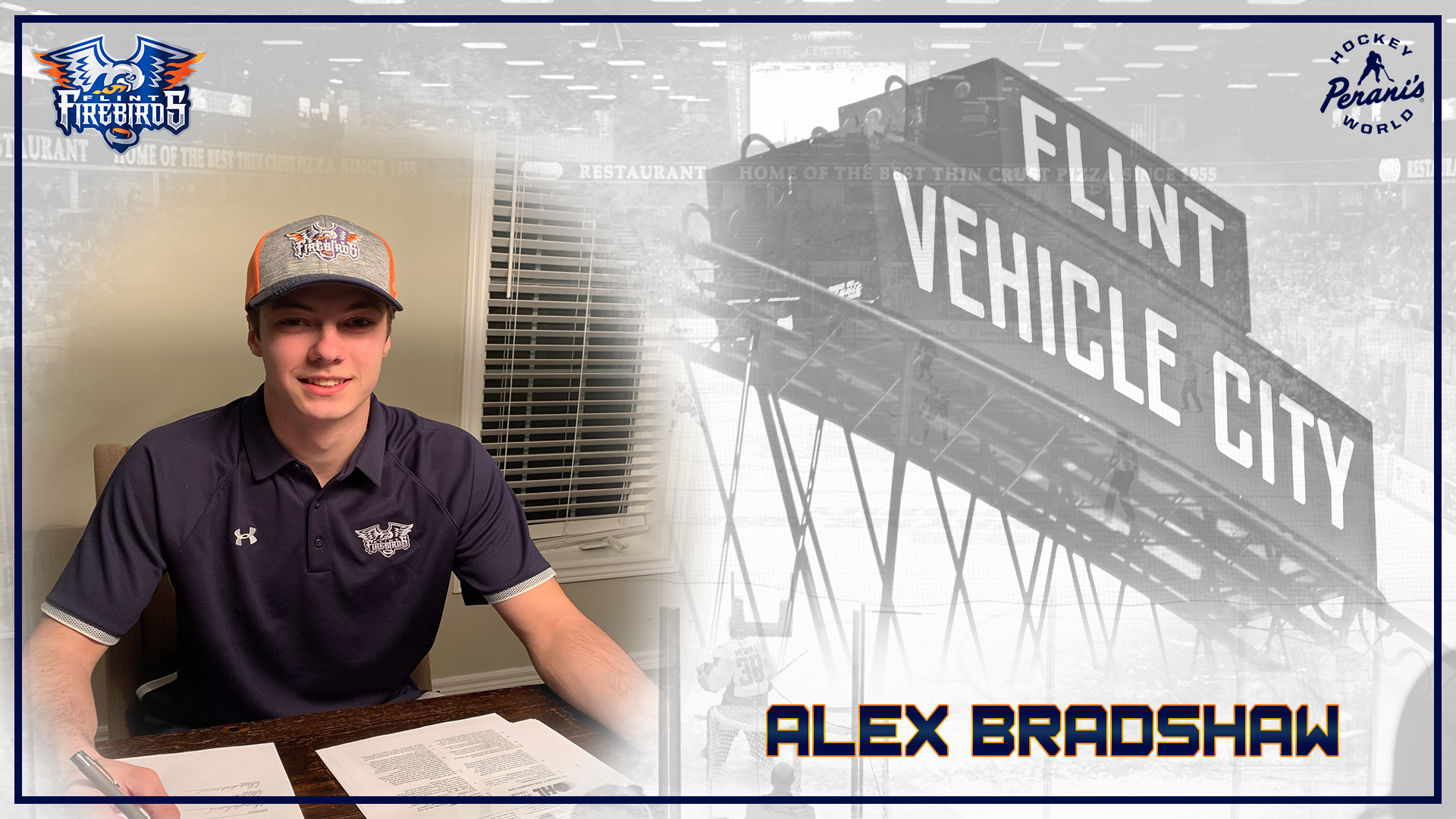 Forward Alex Bradshaw Commits to Flint - Flint Firebirds