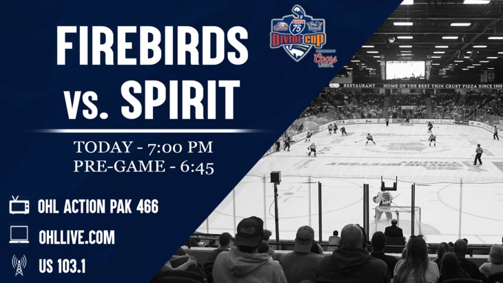 Firebirds Host Rival Spirit on Thanksgiving Eve in Flint