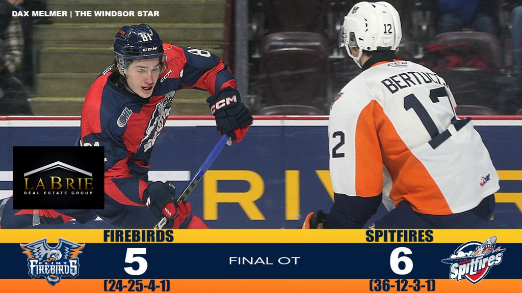 Spitfires extend winning streak to eight games with 6-5 overtime