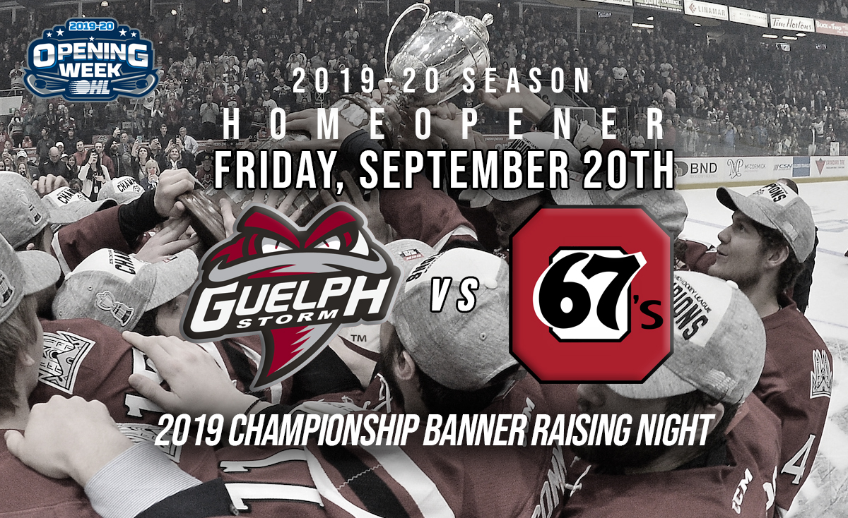 2019 Home Opener Details Announced Guelph Storm