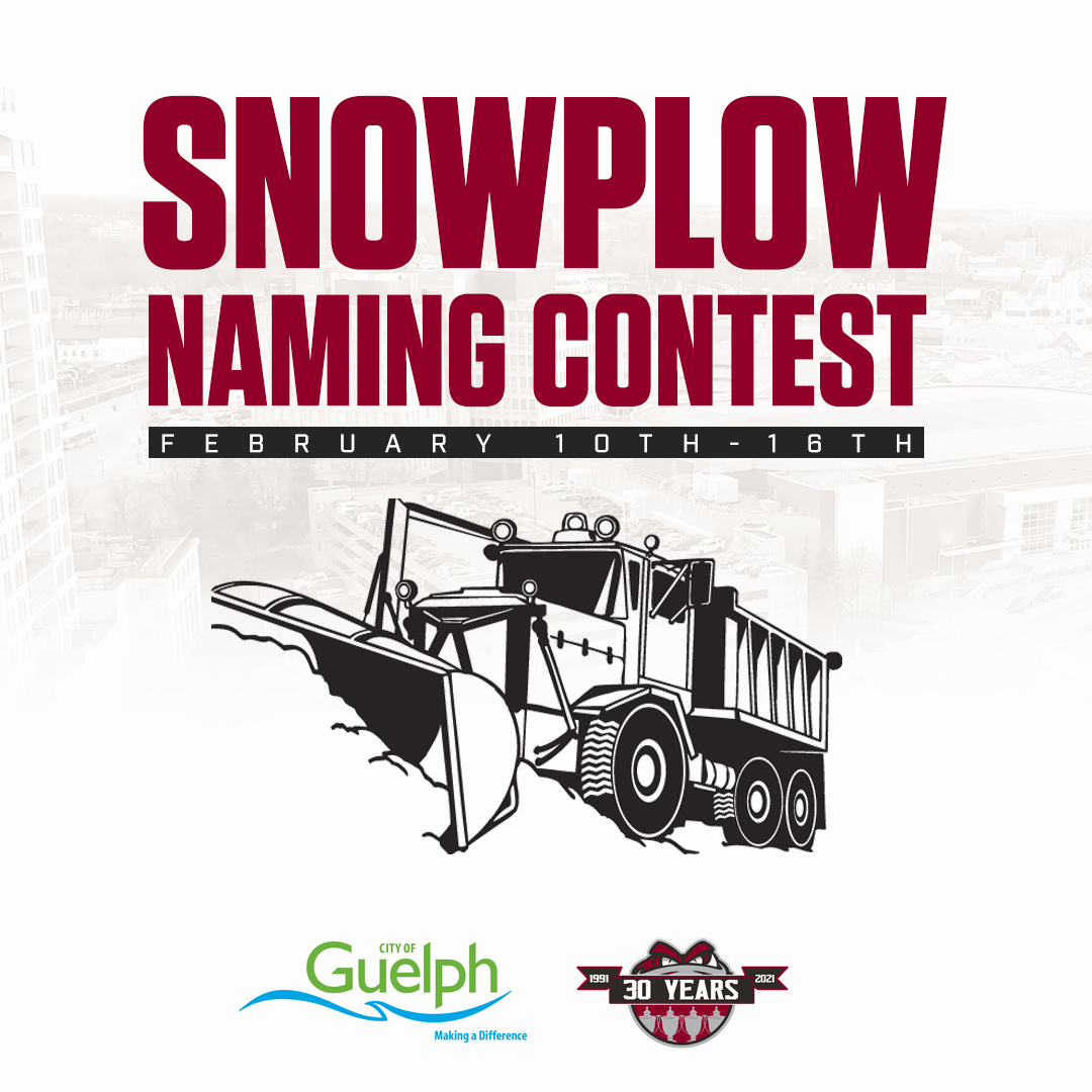 Name that Guelph Snowplow! Guelph Storm