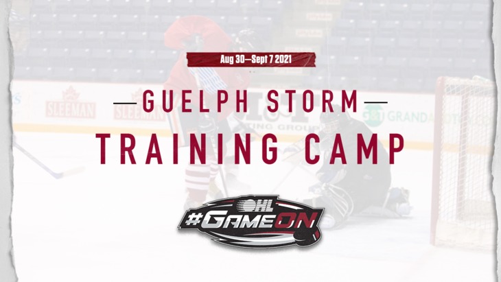 Storm Announce Training Camp Schedule Guelph Storm
