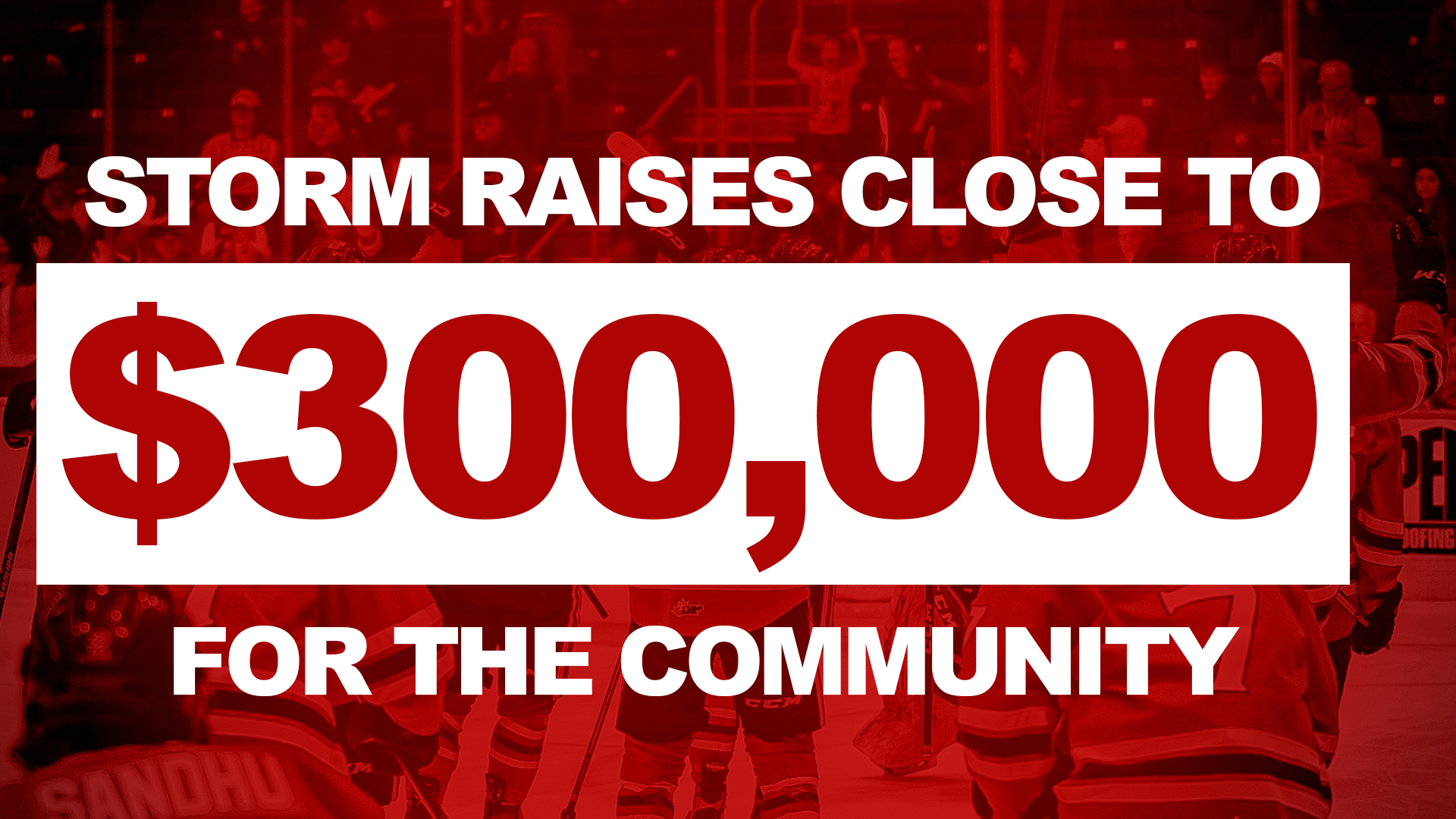 Storm Raises Close to 300,000 for Guelph Community Guelph Storm