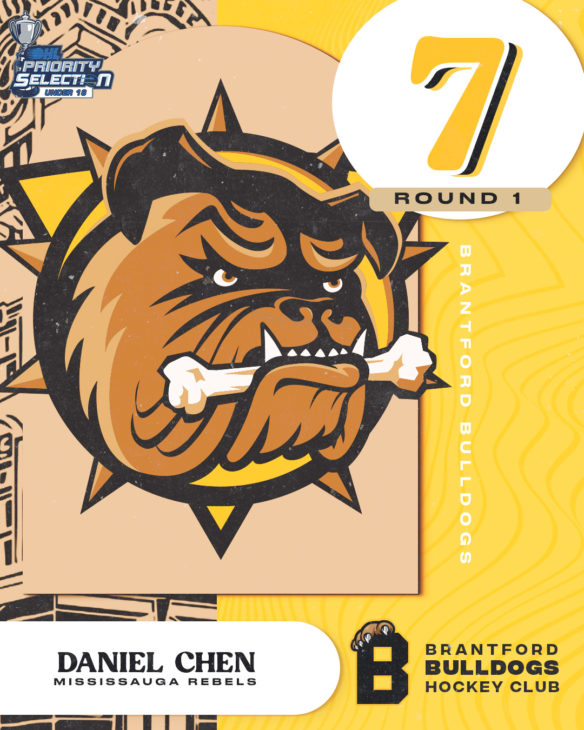 BULLDOGS ADD 3 IN 2023 U18 DRAFT Hamilton Bulldogs