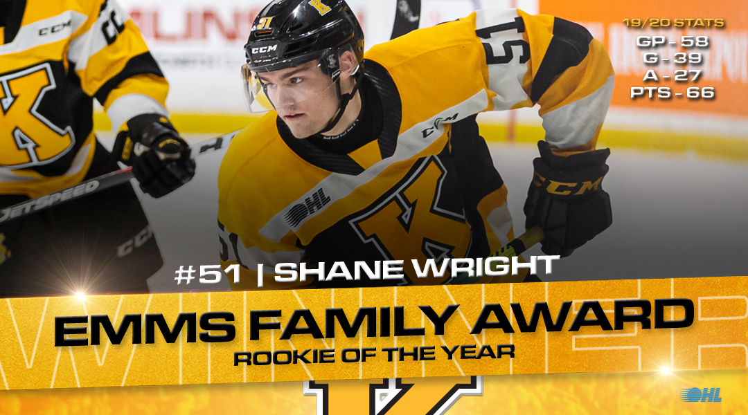 Shane Wright - OHL Rookie of the Year
