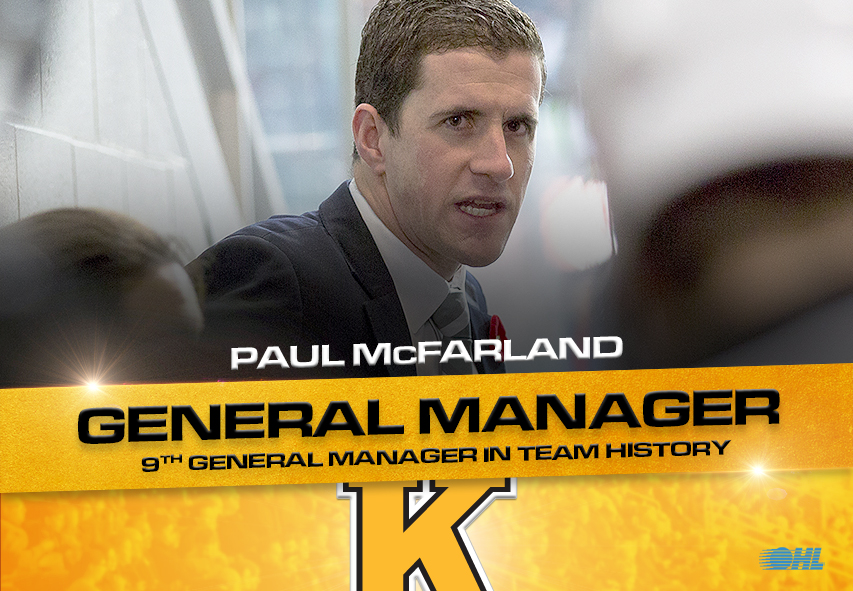 Frontenacs name Paul McFarland GM