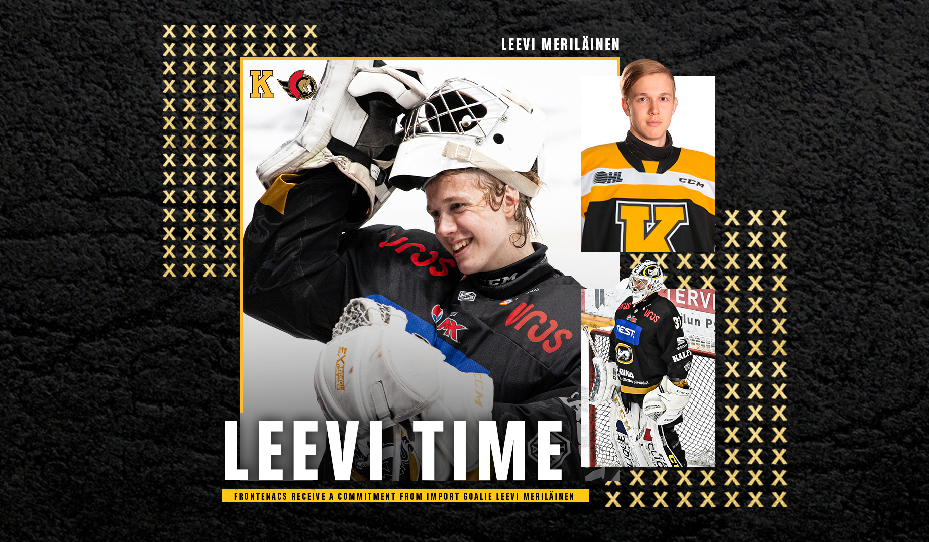 Frontenacs Receive a Commitment from Leevi Meriläinen