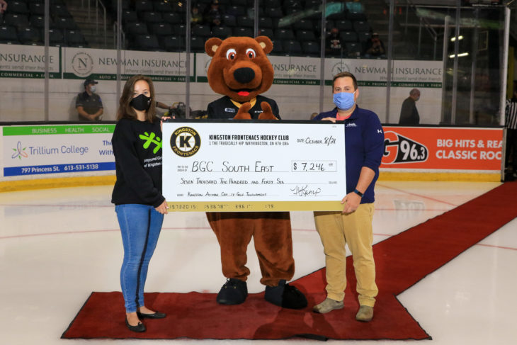 Boys and Girls Club Cheque Presentation