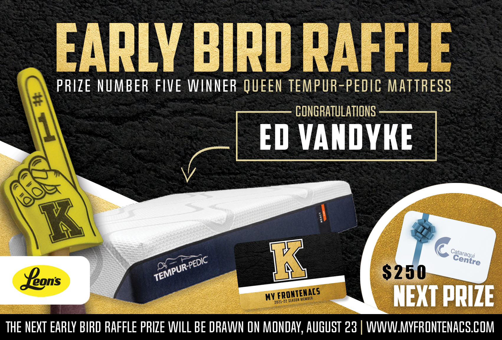 Early Bird Raffle Prize 5