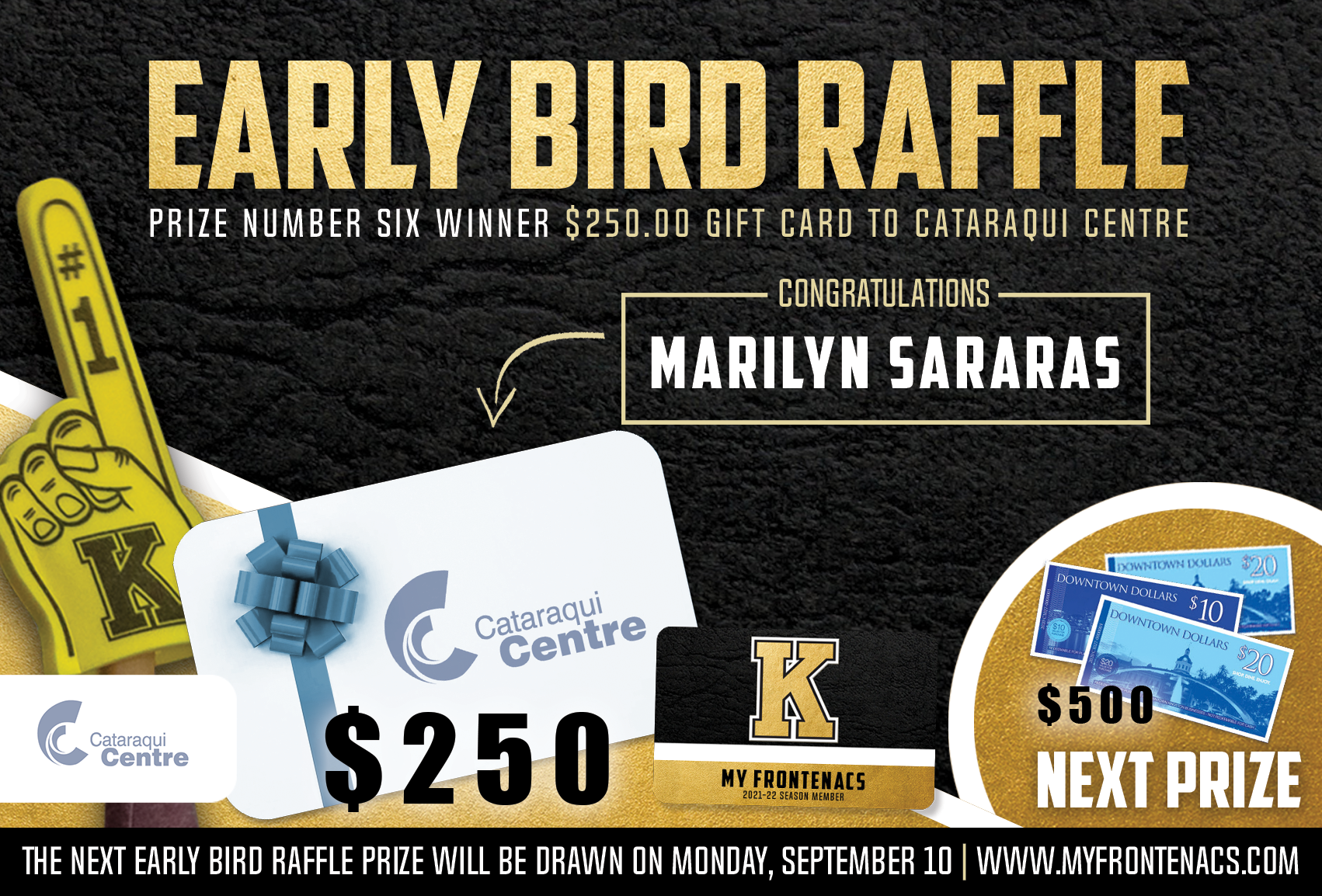 WINNER WINNER: Congratulations to Marilyn Sararas!