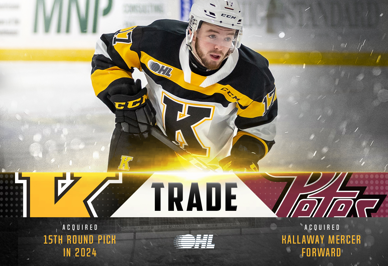 Trade-Mercer Frontenacs and Petes Complete Trade
