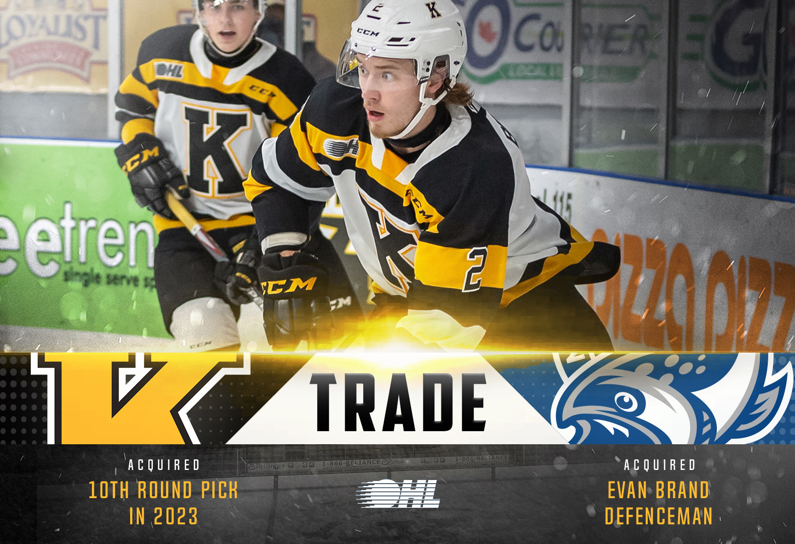 Frontenacs Send Brand to Mississauga for 2023 Draft Pick