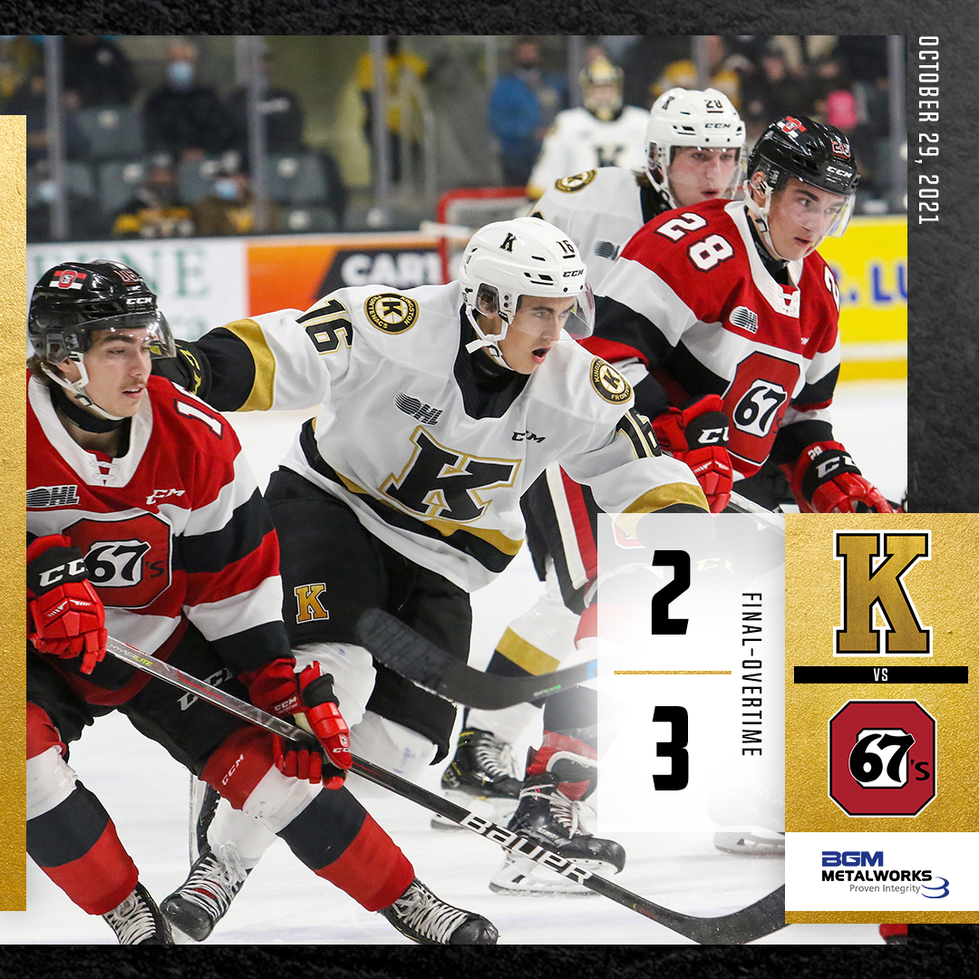 Final Score: KGN 2 - 3 OTT - OT