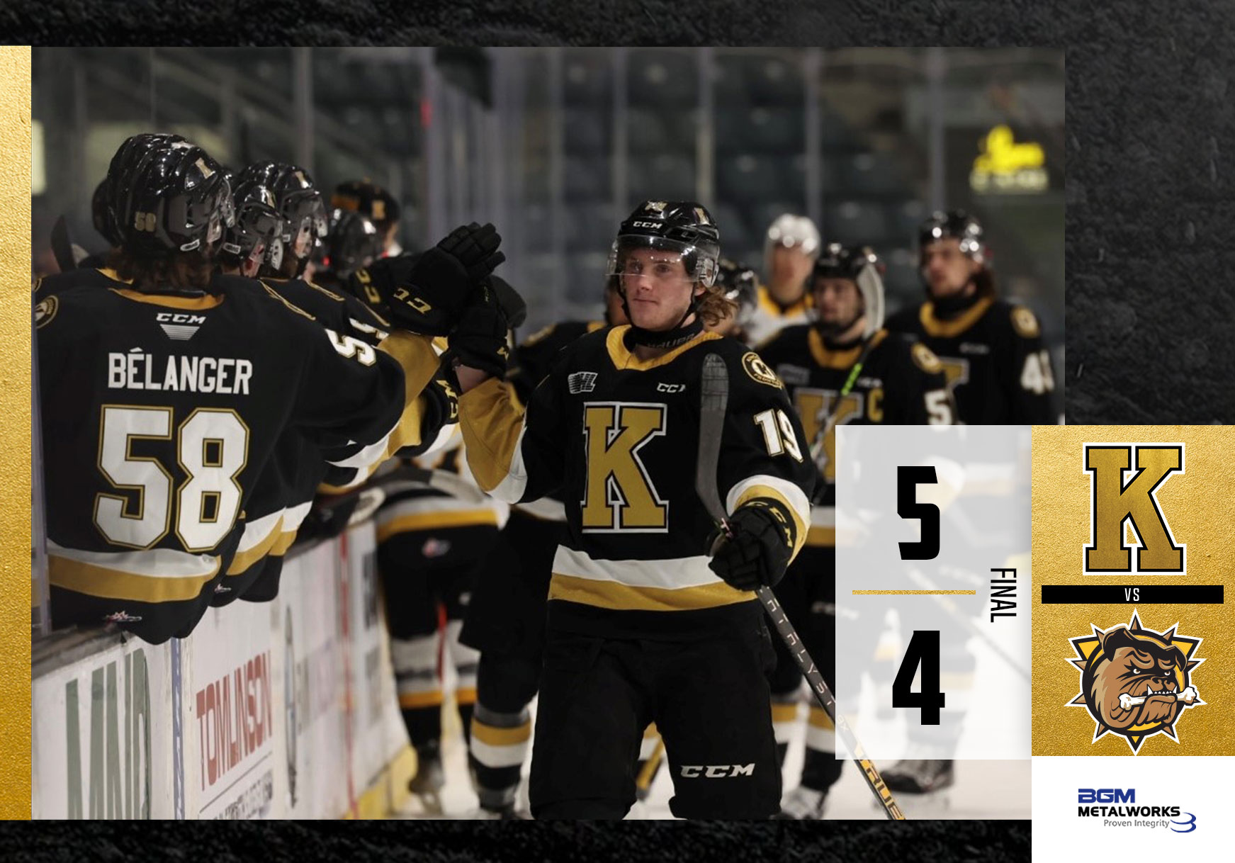 Final Score: KGN 5-4 HAM