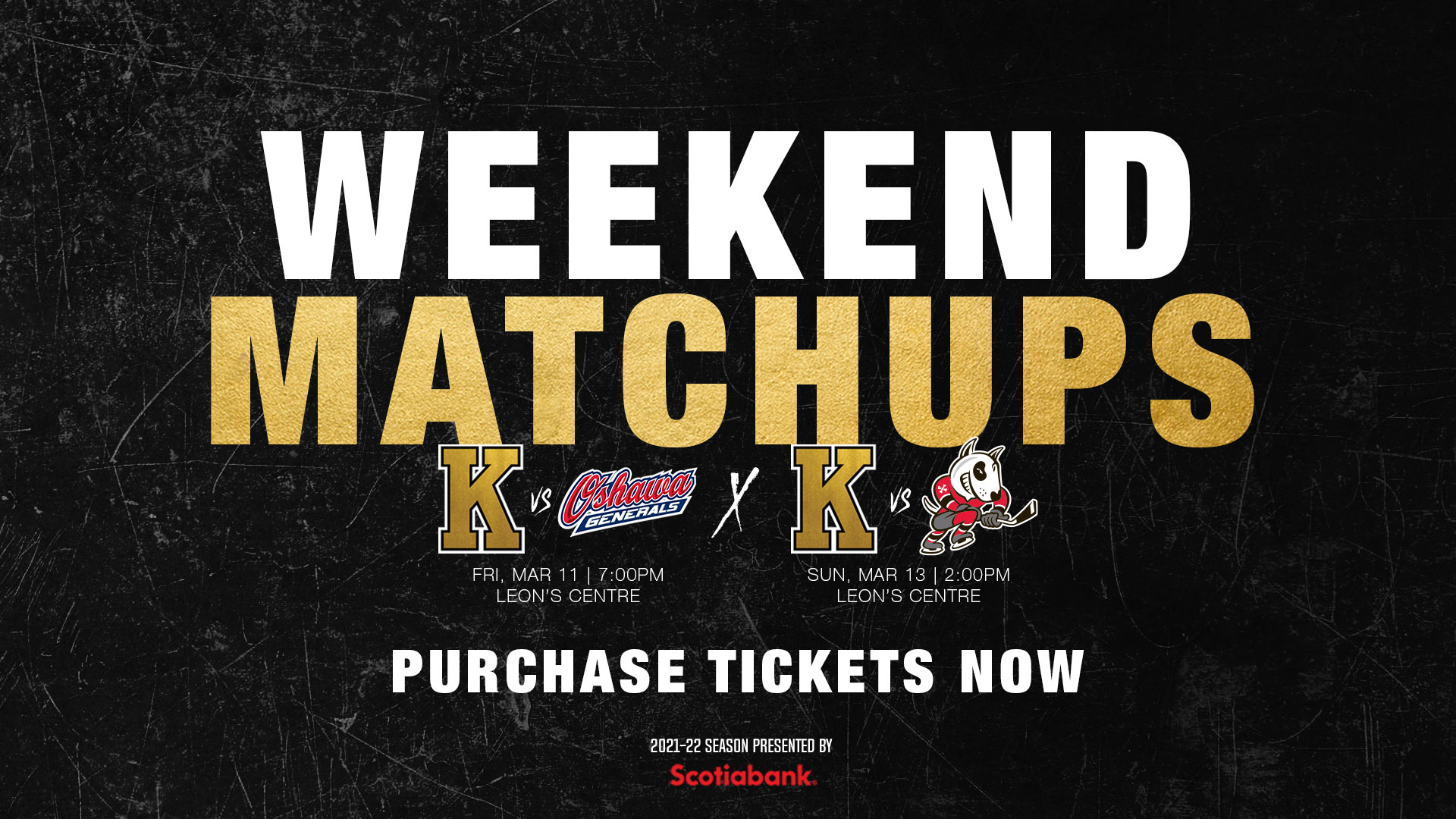 Weekend Matchup - Mar 11-13