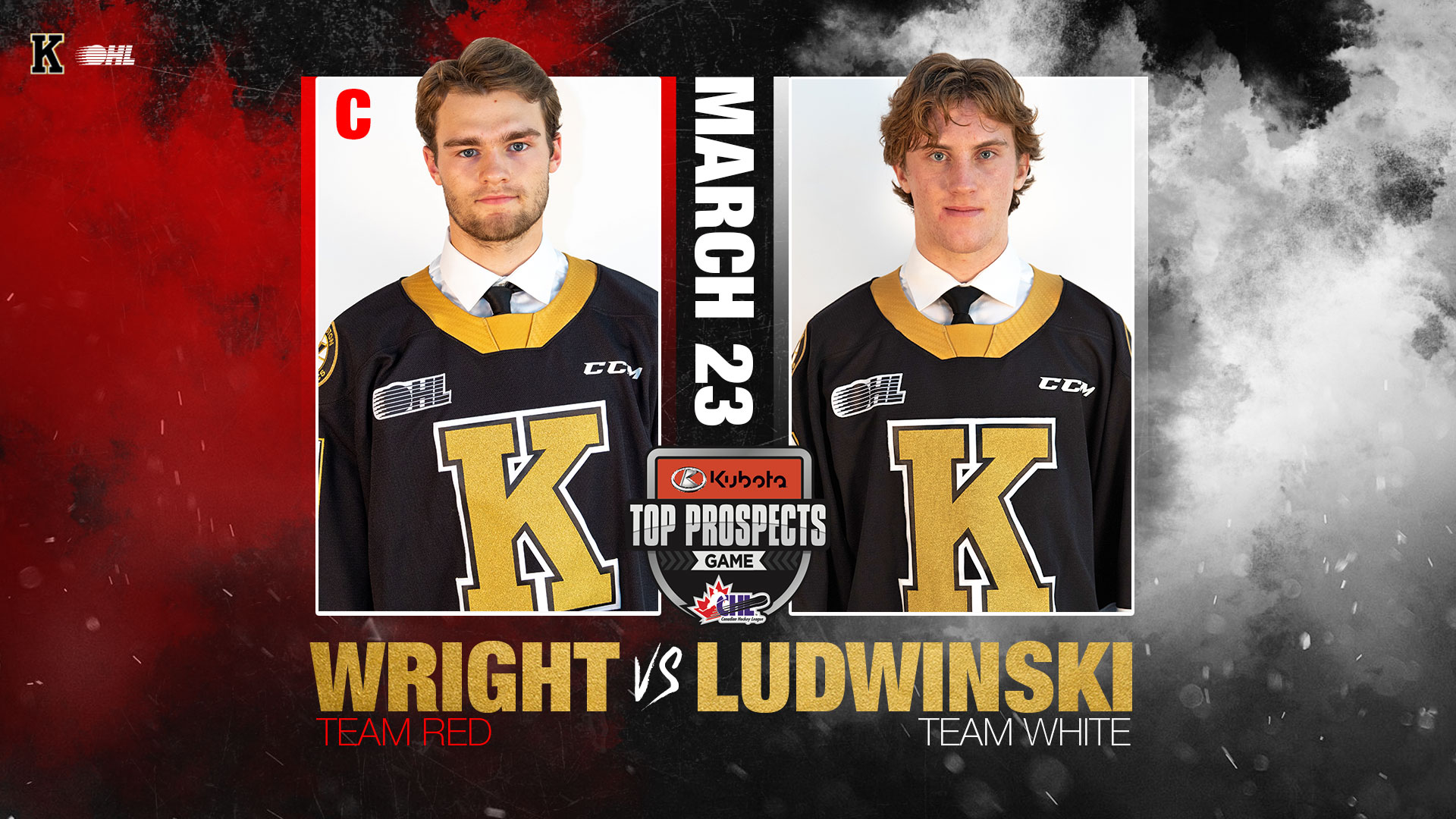 Rosters and Captains Announced for 2022 Kubota CHL/NHL Top Prospects Game