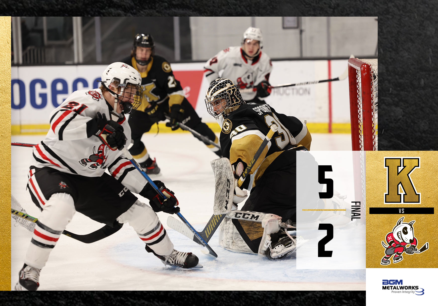 Final Score: KGN 5-2 NIAG