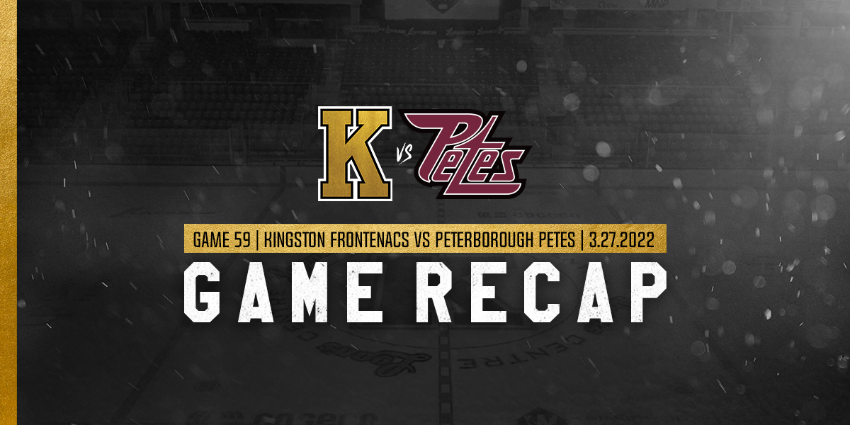 Game Recap: Mar 27, 2022