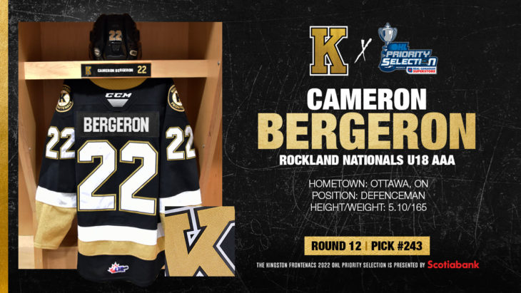 Cameron Bergeron - LD
