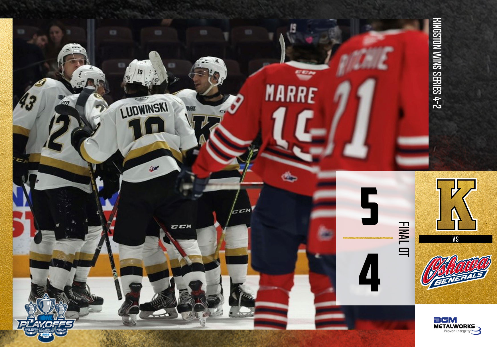 Kingston Wins Series 4-2 over the Generals