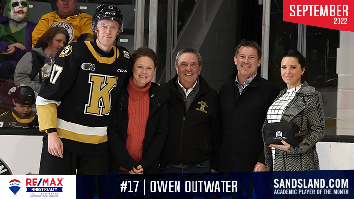Owen Outwater - Academic Player of the Month