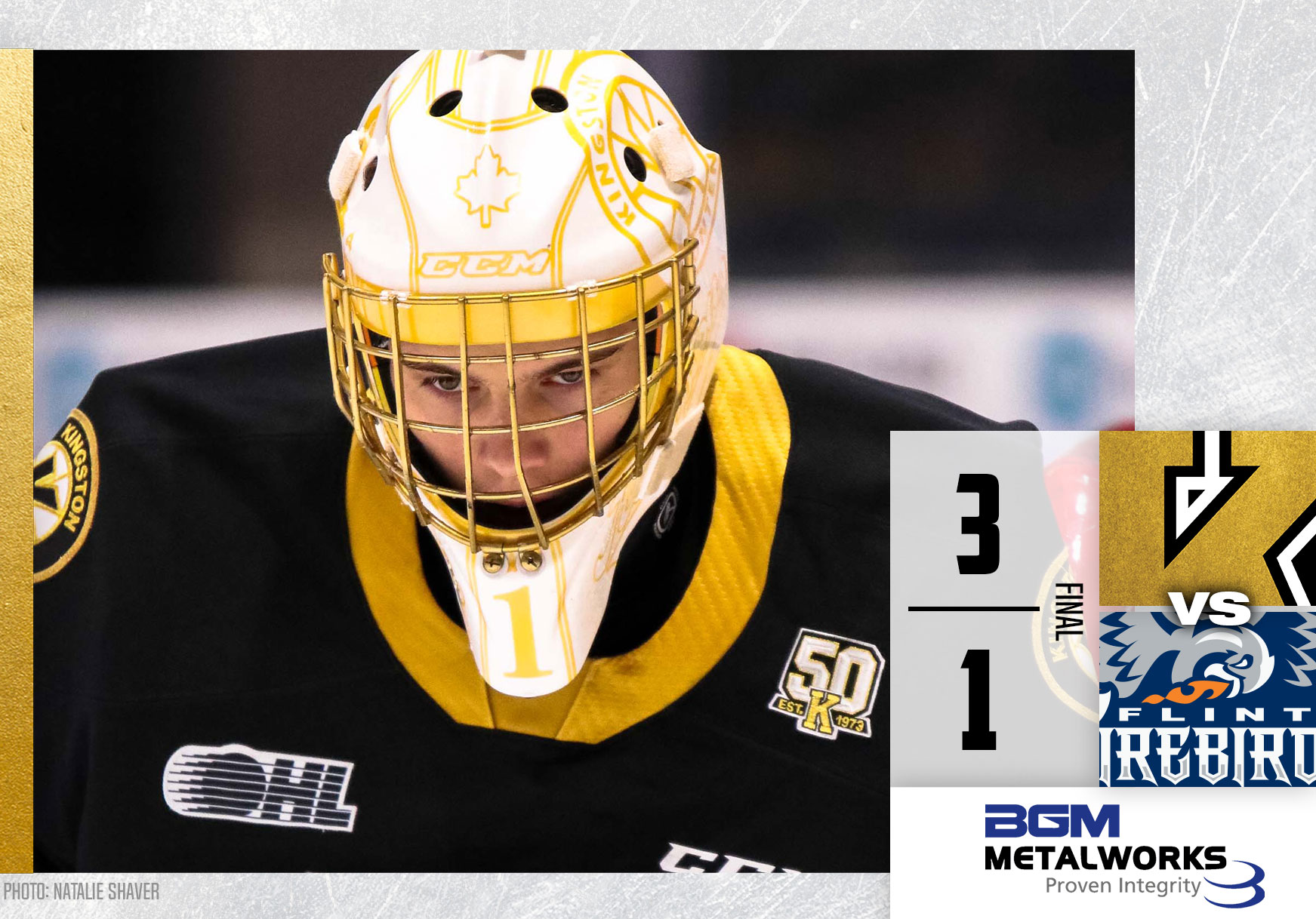 Final Score: KGN (3) at FLNT (1)