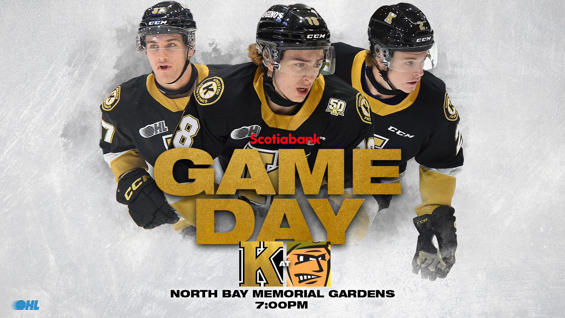 It's Game Day: Kingston at North Bay