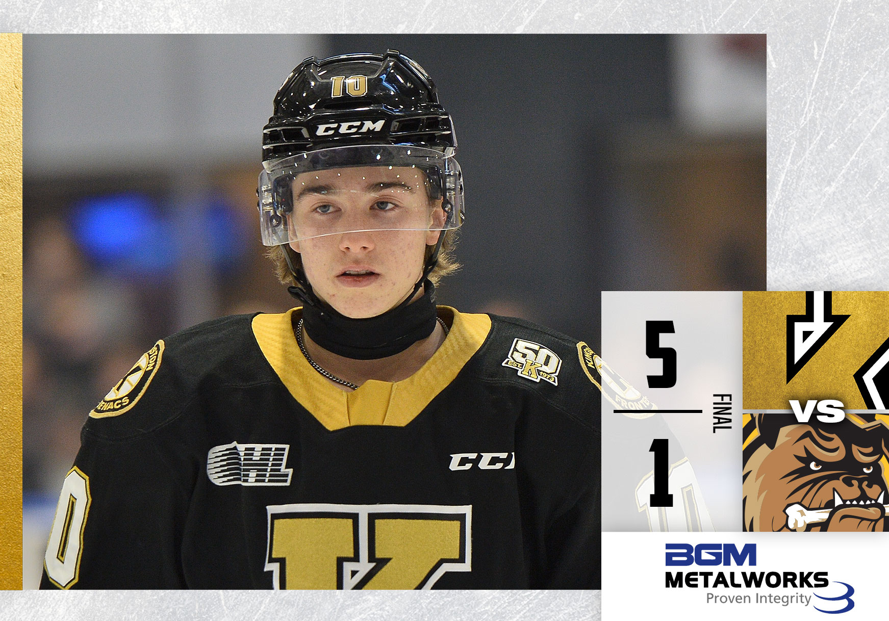Final Score: KGN (5) at HAM (1)