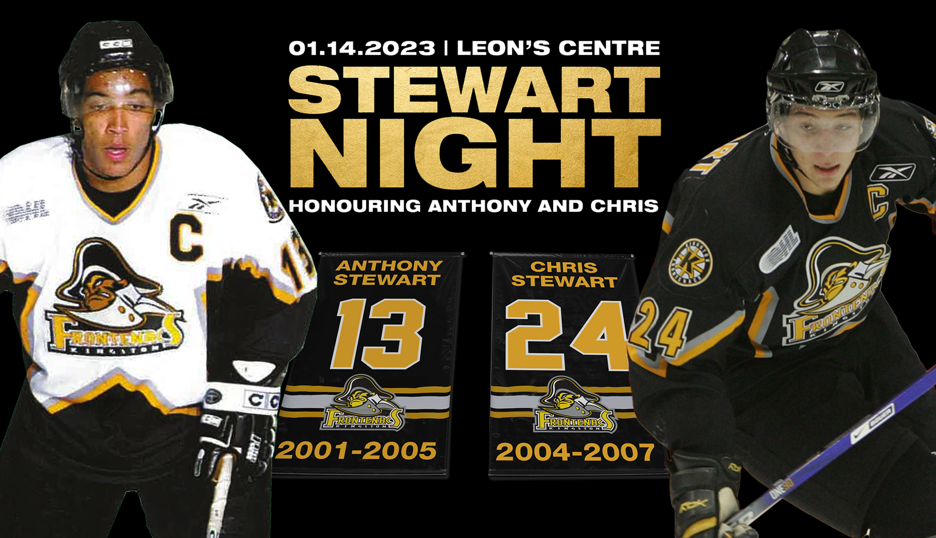 Anthony and Chris Stewart will be honoured on January 14th, 2023