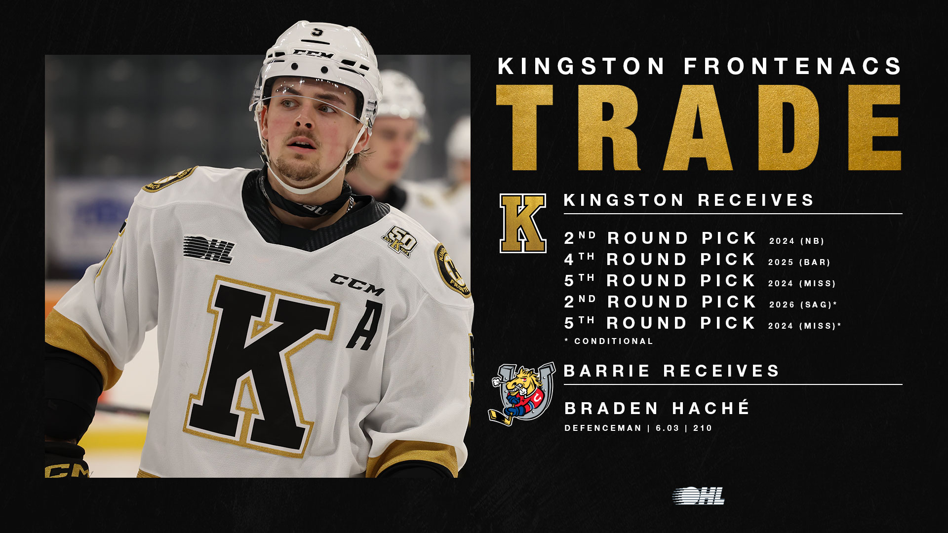Braden Haché Trade